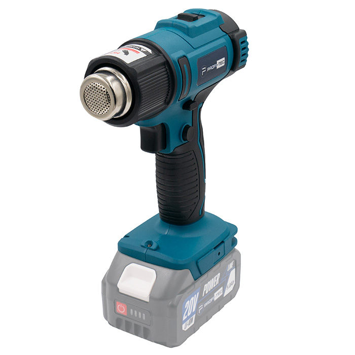 Фен технічний акумуляторний (без АКБ) PROFI-TEC DHG550PT 20V 350*/550* 005933