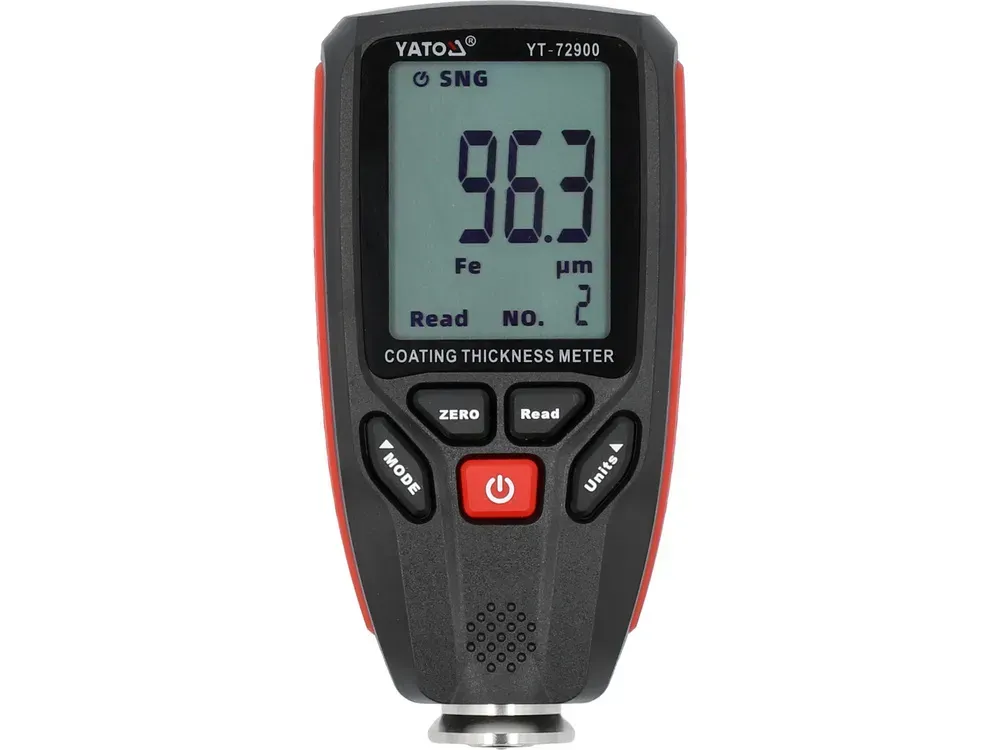 Товщиномір лакофарбових покриттів YATO 0-1300 мкм YT-72900