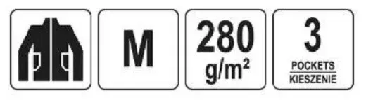 Кофта флісова з поліестеру ,розм L червона YATO YТ-79202