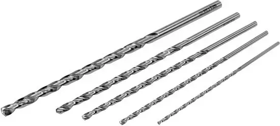Свердла по металу довгіі YATO HSS 3.4.5.6.8мм/І=150-240мм/5шт YT-39820