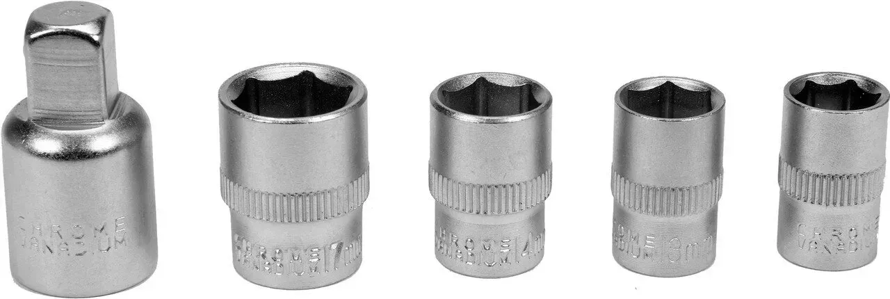 Тріскачка акумуляторна ударна 3/8″/45Нм,12 В,2 Агод+4головки YT-82902