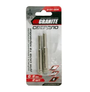 Свердло трубчате по склу та кераміці 8 мм 2 шт. Granite(2-01-208)