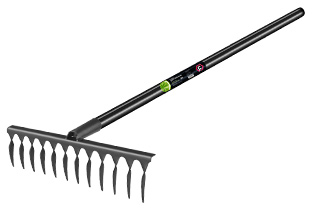 Міні граблі 270мм епоксидне покриття WERK 81068