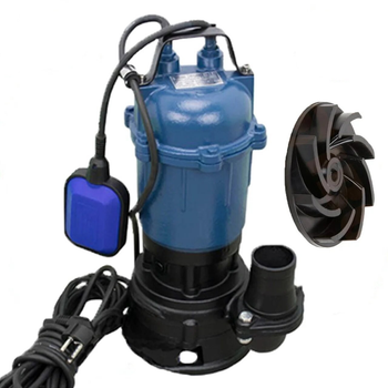 Насос фікальний GRANDWATER WQD10-10-1,1 + поплавок (1,1кВт,Н=10м,Qмах=10м3/час) 50мм(1035539)