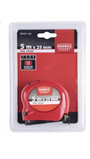 Рулетка 5м*25 мм BIG STOP Modeco Expert(MN-81-145)
