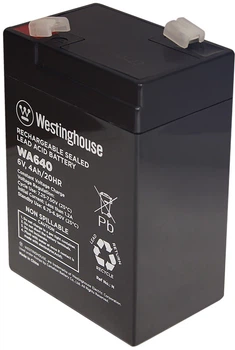 Акумулятор свинцево-кислотний Westinghouse 6V/4Ah F1 WS-WA640N-F1