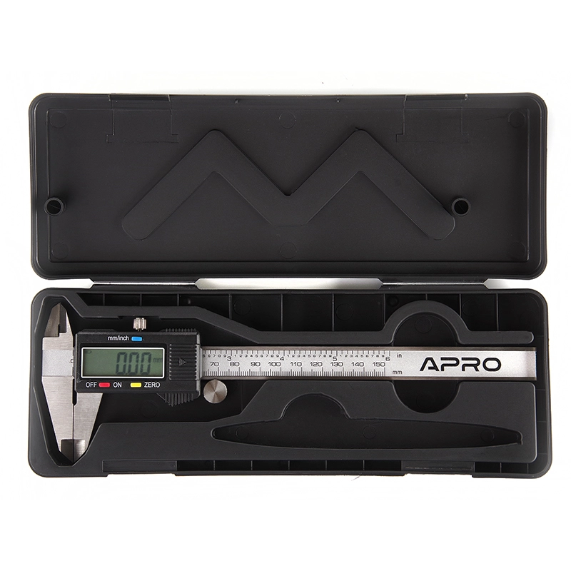 Штангенциркуль електронний 150мм пластиковий корпус батарея 1.5В PRO 510165