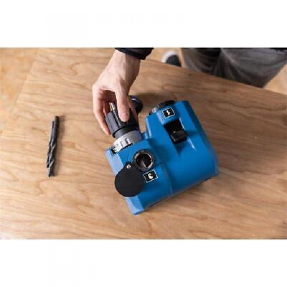 Верстат заточувальний длоя всих типів свердл трьохступінчатий 3-13мм DBS800 Scheppach