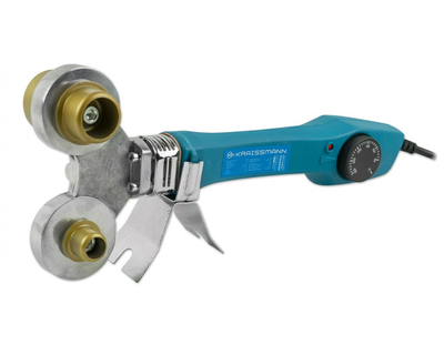 Паяльник для поліпропіленових труб Kraissmann 1600 EMS 1600 Bт 4 насадки  087357