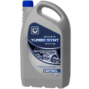 Олива  моторна ДТЗ TURBO SYNT IESEL 10W-40 API CH-4SL каністра 5л ПЕ