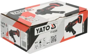 Шліфмашина кутова акумуляторна YATO 18 В,2 АГод,125 мм,з зарядкою (YT-82826)