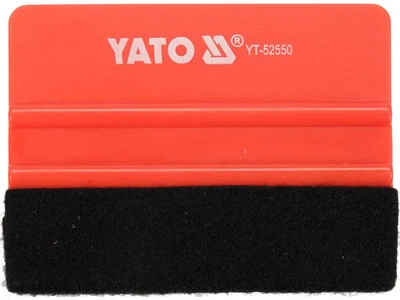 Шпатель з повстяною накладкою YATO 100*73 для плівки YT-52550