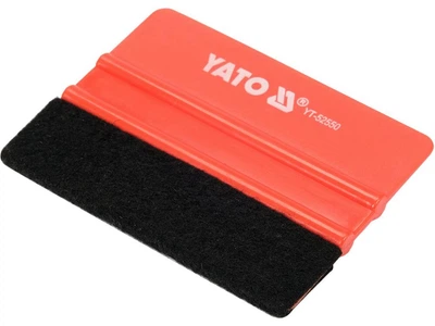 Шпатель з повстяною накладкою YATO 100*73 для плівки YT-52550