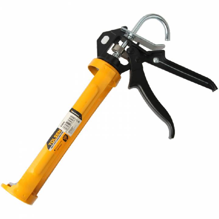 Пістолет для герметика 225мм напівкруглий сталевий TOLSEN 43049