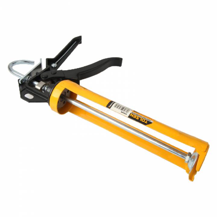 Пістолет для герметика 225мм напівкруглий сталевий TOLSEN 43049