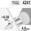 Свердло багатоступінчасте конусне Ф-6-38ммL-105 мм YATO HSS 4241мm YT-44740 - Зображення 4