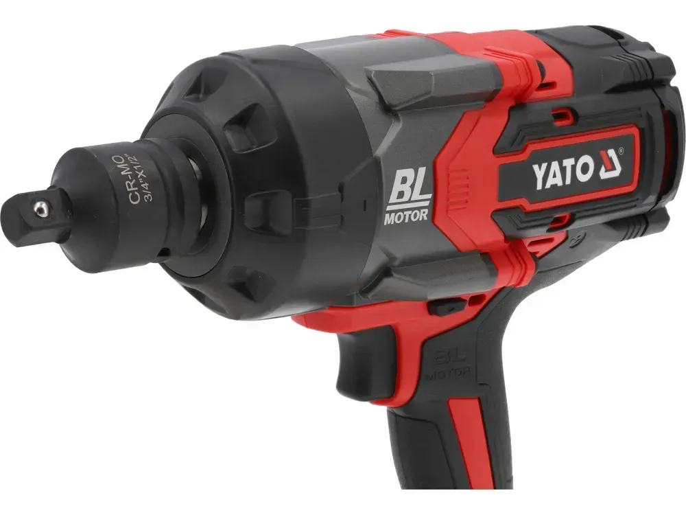 Гайковерт ударний акумуляторний YATO:18 В Li-Ion, квадрат 3/4″,КМ- 2400 Нм (БЕЗ АКУМ) YT-828074