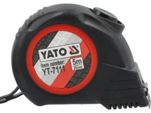 Рулетка 5 м*25 мм з магнітом нейлон корпус YATO YT-7111