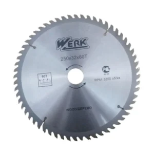 Диск пильний  по дереву 250*32 60 Зуб WERK 4332650