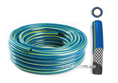 Шланг ПВХ водяний.”BOS”,тиск.0,8 МПа,Д.1″ t=2,5 мм/20m 79V331