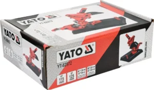 Штатив для шліфмашинки кутової 125мм YATO хід повзунка 130мм глиб. 30мм станина 25*35см YT-82972