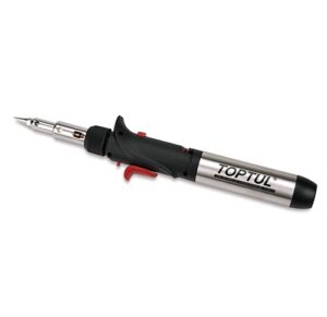 Паяльник газовий 150W з комплектом насадок 8 од.TOPTUL EGAE0801