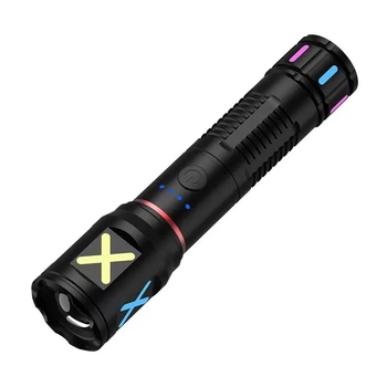 Ліхтар ручний PLD-CA166-3 1*18650 Type-C zoom Box