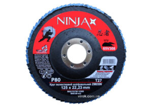 Коло пелюст. торц. 125мм зерно 80  NINJA.Zirconium 65V308