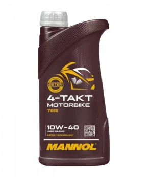 Масло  1л, MANNOL MOTO 4-T Takt Motorbike 10W40 7812-1