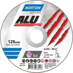 Диск відрізний по алюмінію NORTON-Alu A60Q 12522.21.0 мм 66252828237