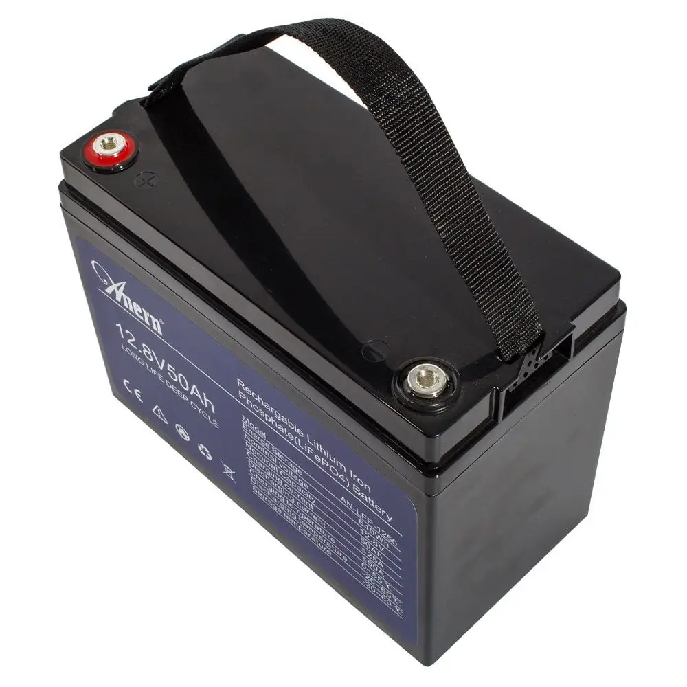 Акумулятор літій фосфат полімерний Anern LFP12100/ 12.8V 50Ah