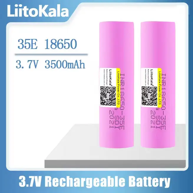 Акумулятор 18650 LiitoKala 35E 3500mah 25A високострумовий під пайку