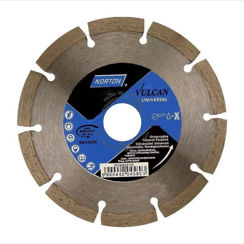 Диск Алмазний відрізний сегментнний VULCAN 180*22.23 мм