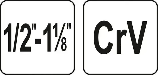 Калібратор ступеневий сантехнічний 1/2-(28.6) Cr-V YATO YT-03318