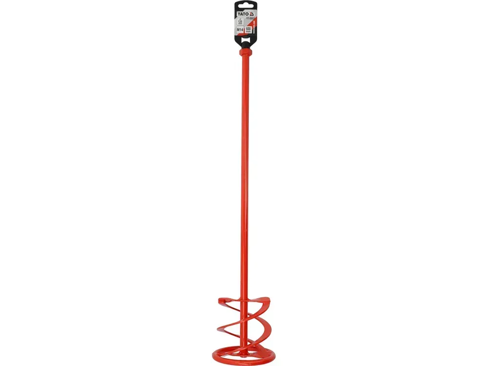 Міксер для будівельних сумішей спіральний YATO 120*600 M14 YT-55031