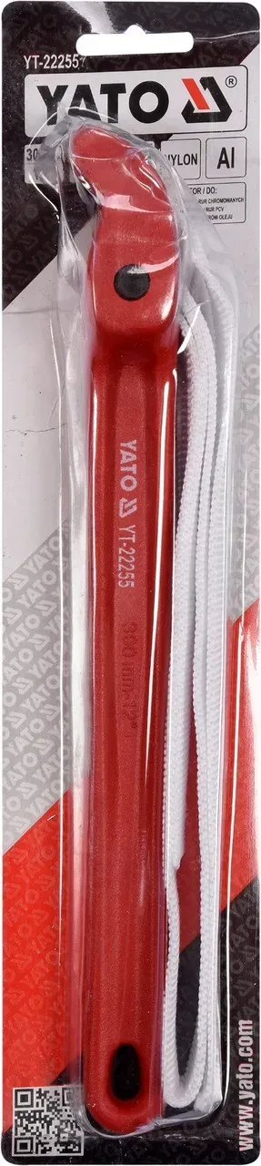 Ключ трубний пасовий YATO з нейлона L=300 мм YT-22255