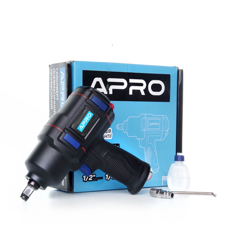 Гайковерт пневматичний професіональний 12″ 870Нм212 л хв APRO СИЛА 65492850124