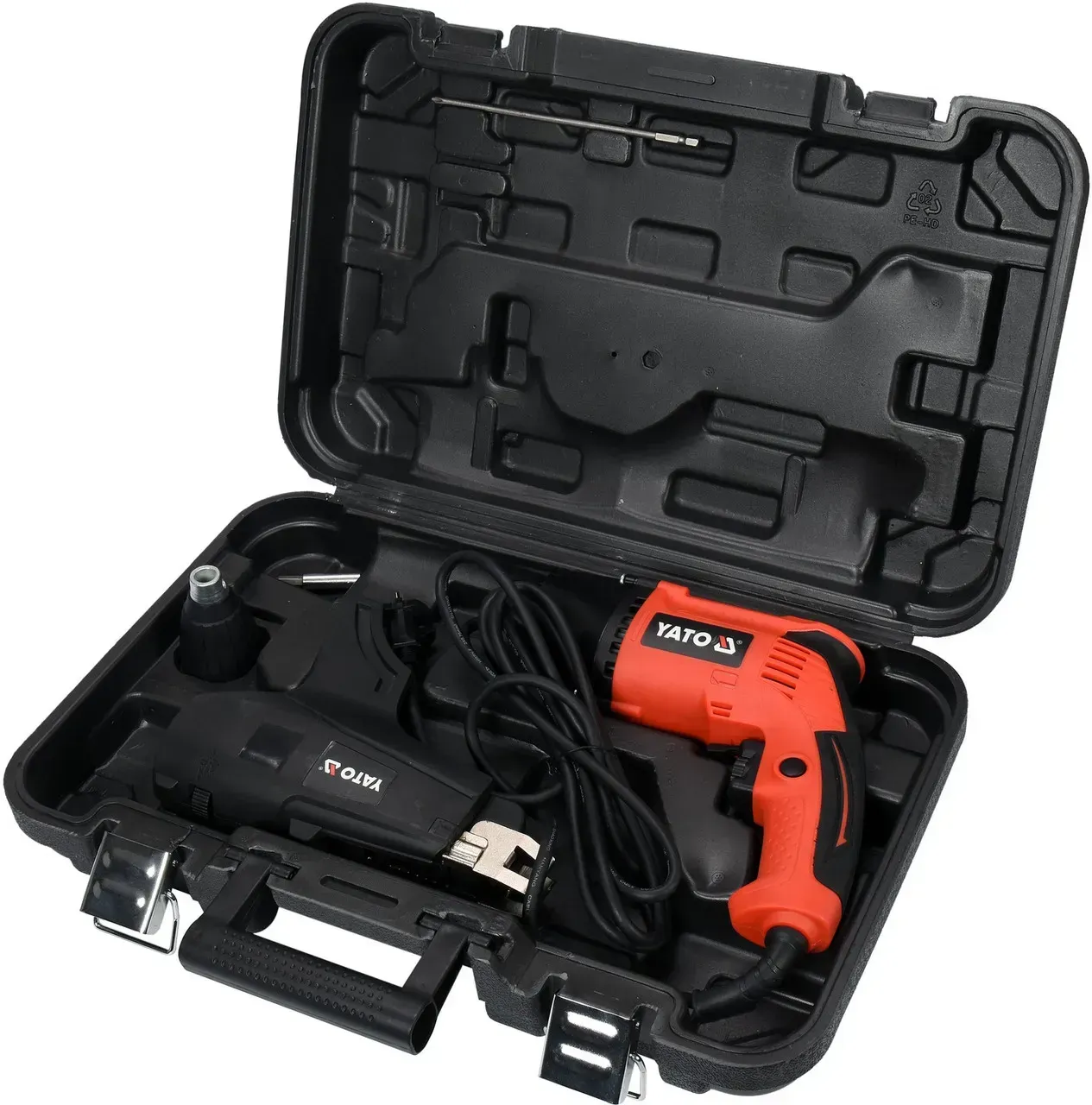 YT-82071 .ШУРУПОВЕРТ ДЛЯ ШУРУПІВ ДО Г/К ПЛИТ МЕРЕЖЕВИЙ YATO: 550 ВТ, З ОБОЙМОЮ ДЛЯ ШУРУП: Ø= 3,5ММ,