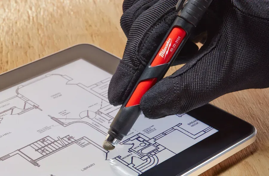 Маркер з тонким пером 1мм і стилусом Milwaukee 48223101