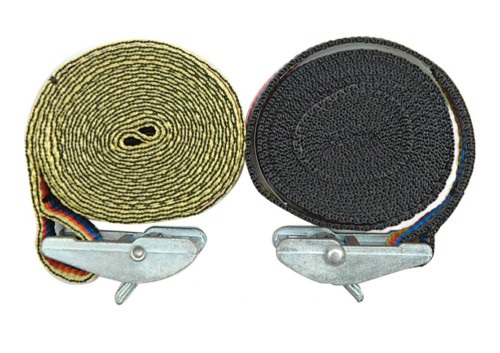 Ремінь для кріплення багажу VOREL,зажим,фіксатор,25мм*250см 2 шт.82331