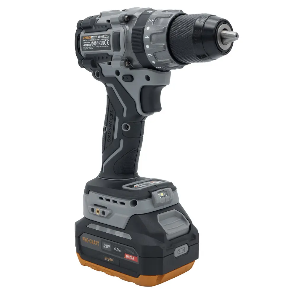 Акумуляторний шуруповерт Procraft Industrial CD20A 1 акб та зп 100201