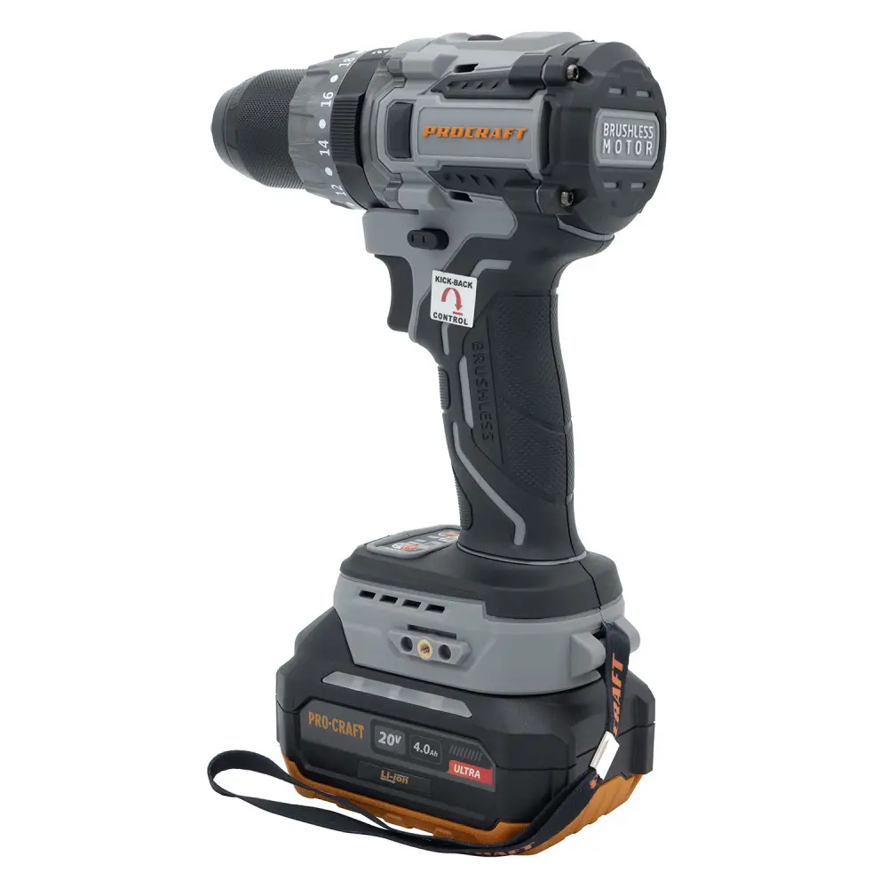 Акумуляторний шуруповерт Procraft Industrial CD20A 1 акб та зп 100201