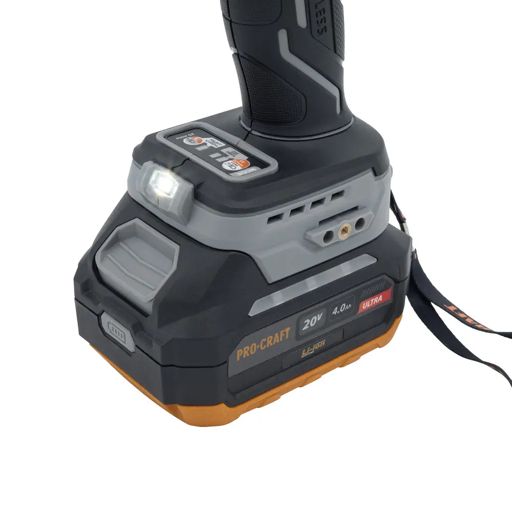 Акумуляторний шуруповерт Procraft Industrial CD20A 1 акб та зп 100201