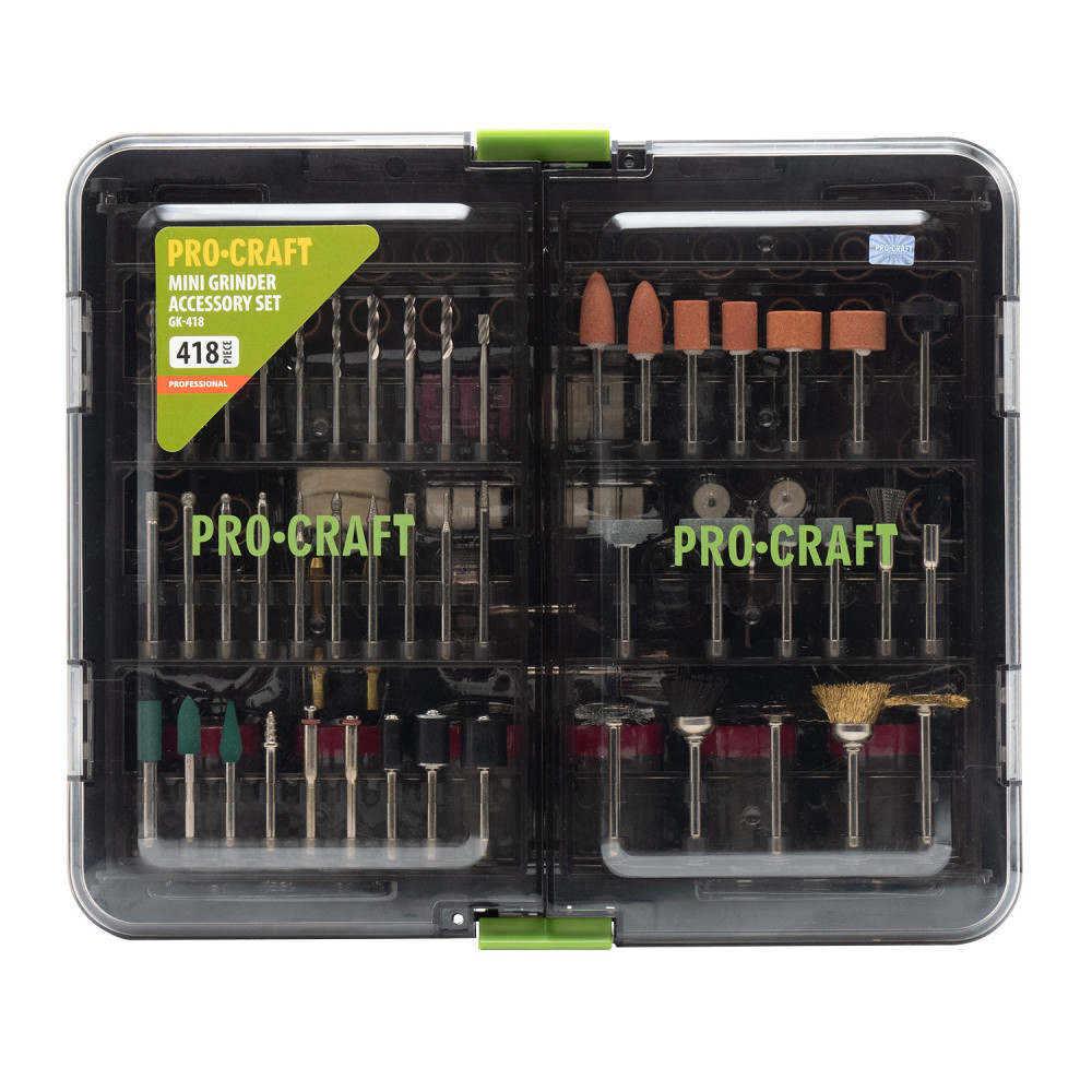 Набір аксесуарів для гравера Procraft GK-418 Universal 000418