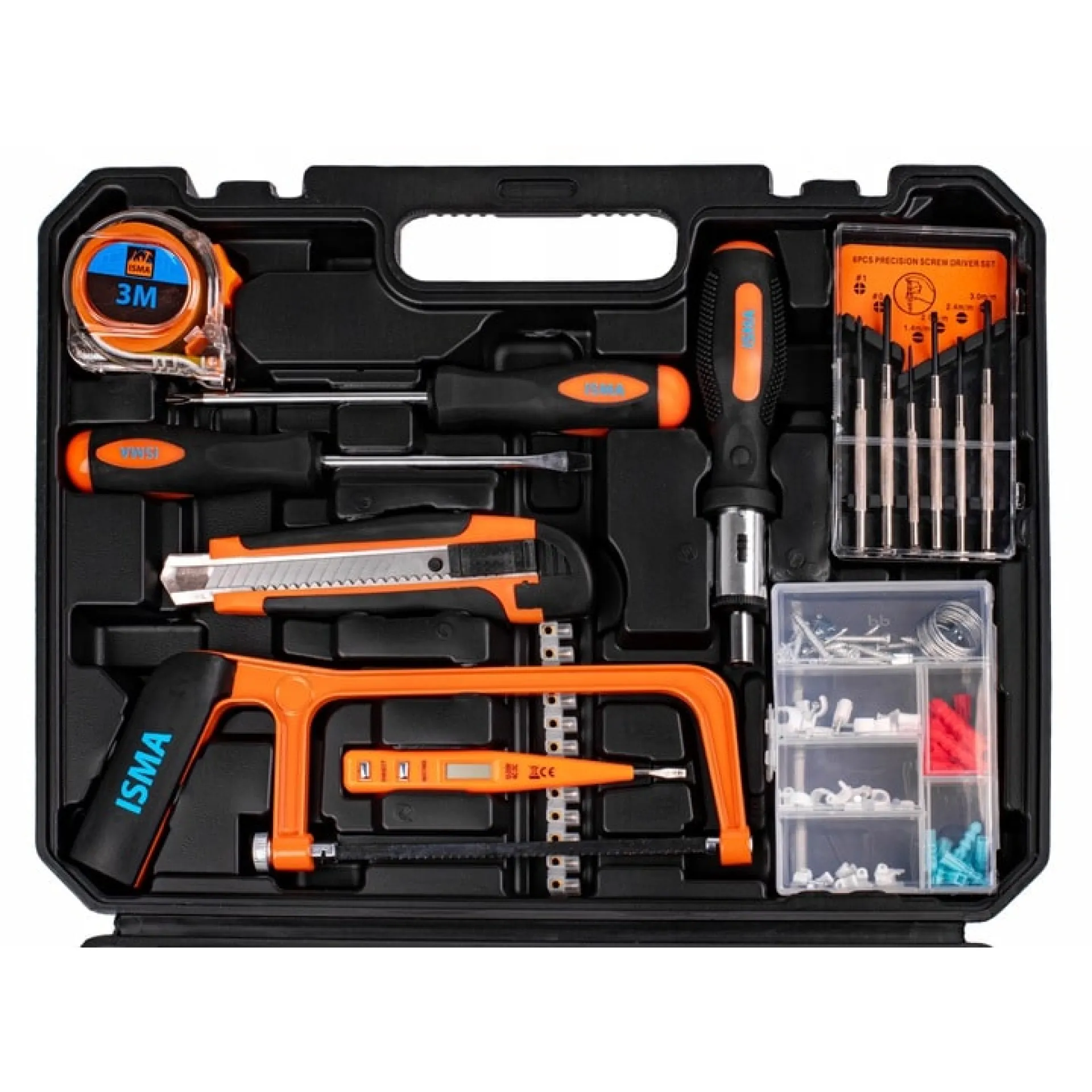 ПРОФ Набір інструментів IS-20180 180 од. ISMA ФОРСАЖ