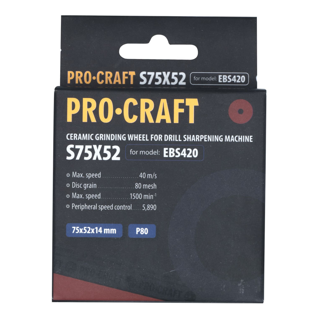 Заточувальний диск керамічний Procraft S75*52 EBS420