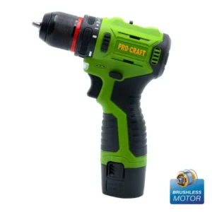 Шуруповерт акумуляторний безщітковий 12V PRO-CRAFT PA-12PRO 1АКБ/ЗП 1000129