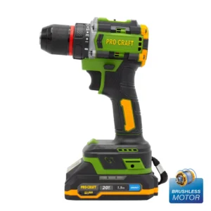 Шуруповерт акумуляторний безщітковий 20V PRO-CRAFT PA-18  Li PRO 1АКБ/ЗП/кейс 1000191