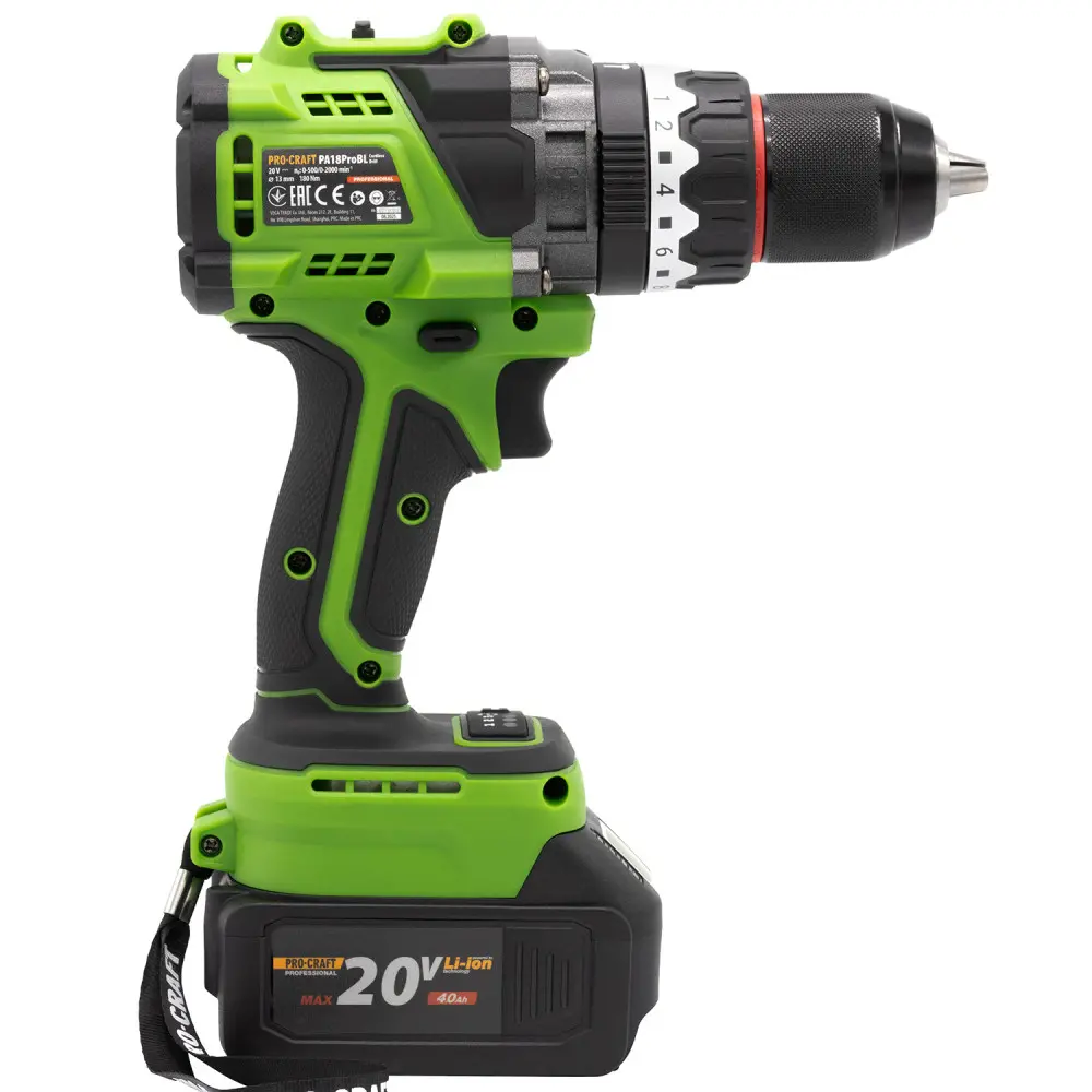 Шуруповерт акумуляторний PA18ProBL 1 АКБ ЗП 001818