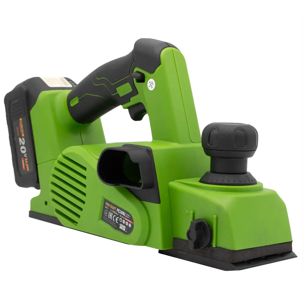 Рубанок акумуляторний PE20BL Procrafy БЕЗ АКБ 030257